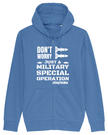 Stop The War Bright Blue