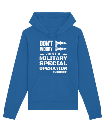Stop The War Royal Blue