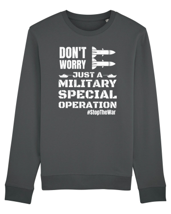 Stop The War Anthracite