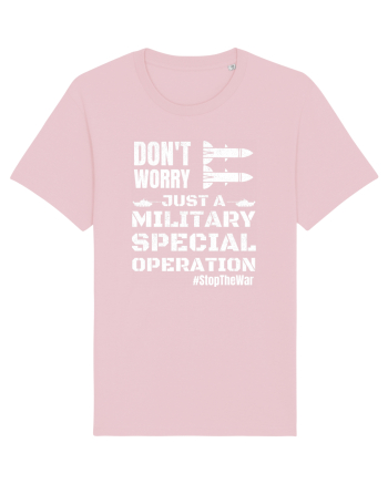 Stop The War Cotton Pink