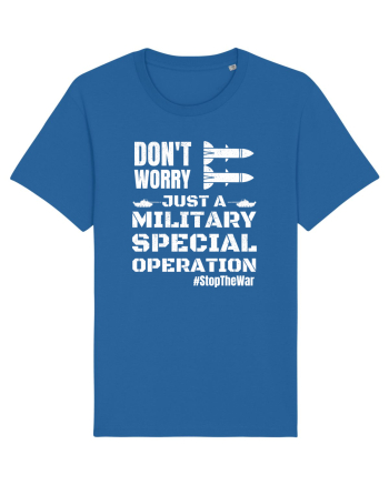 Stop The War Royal Blue
