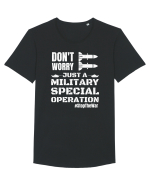 Stop The War Tricou mânecă scurtă guler larg Bărbat Skater