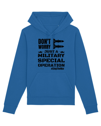 Stop The War Royal Blue