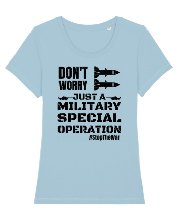 Stop The War Sky Blue