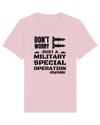 Stop The War Cotton Pink