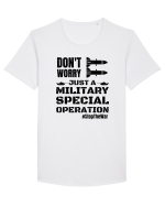 Stop The War Tricou mânecă scurtă guler larg Bărbat Skater