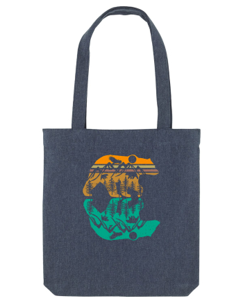 Mountain Bear Midnight Blue