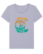 Mountain Bear Tricou mânecă scurtă guler larg fitted Damă Expresser