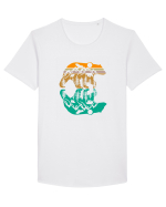 Mountain Bear Tricou mânecă scurtă guler larg Bărbat Skater