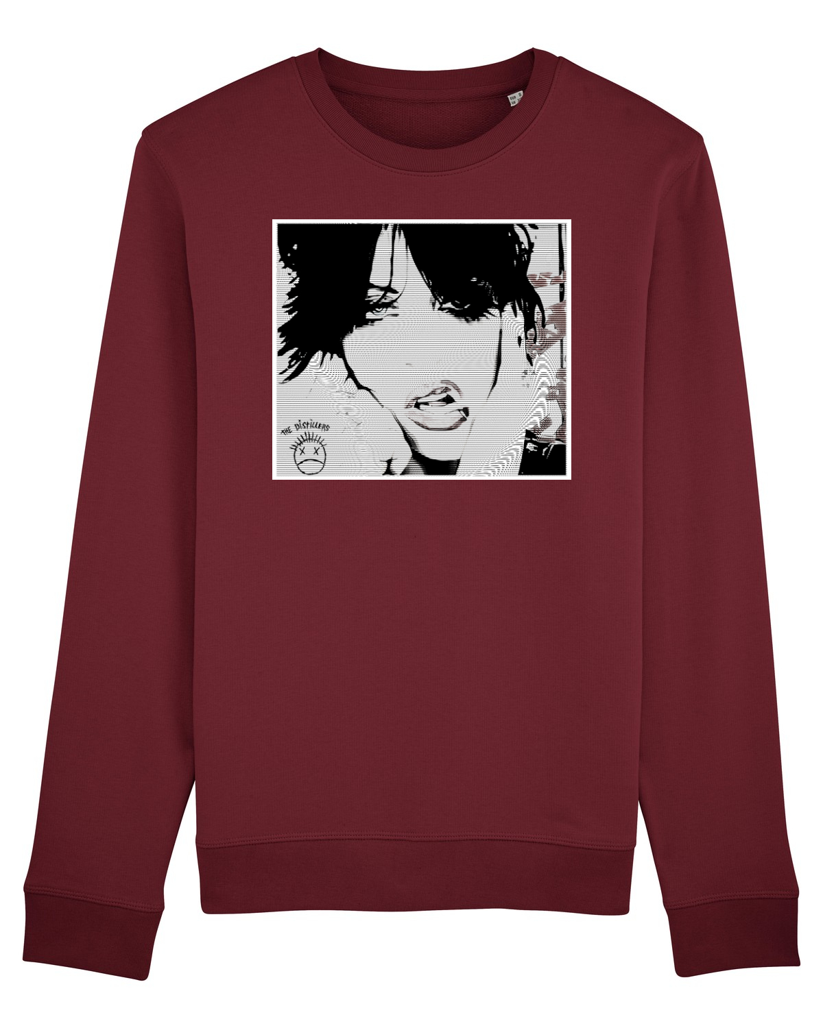 Bluză mânecă lungă Unisex Rise Burgundy