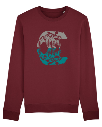 Mountain Bear Burgundy