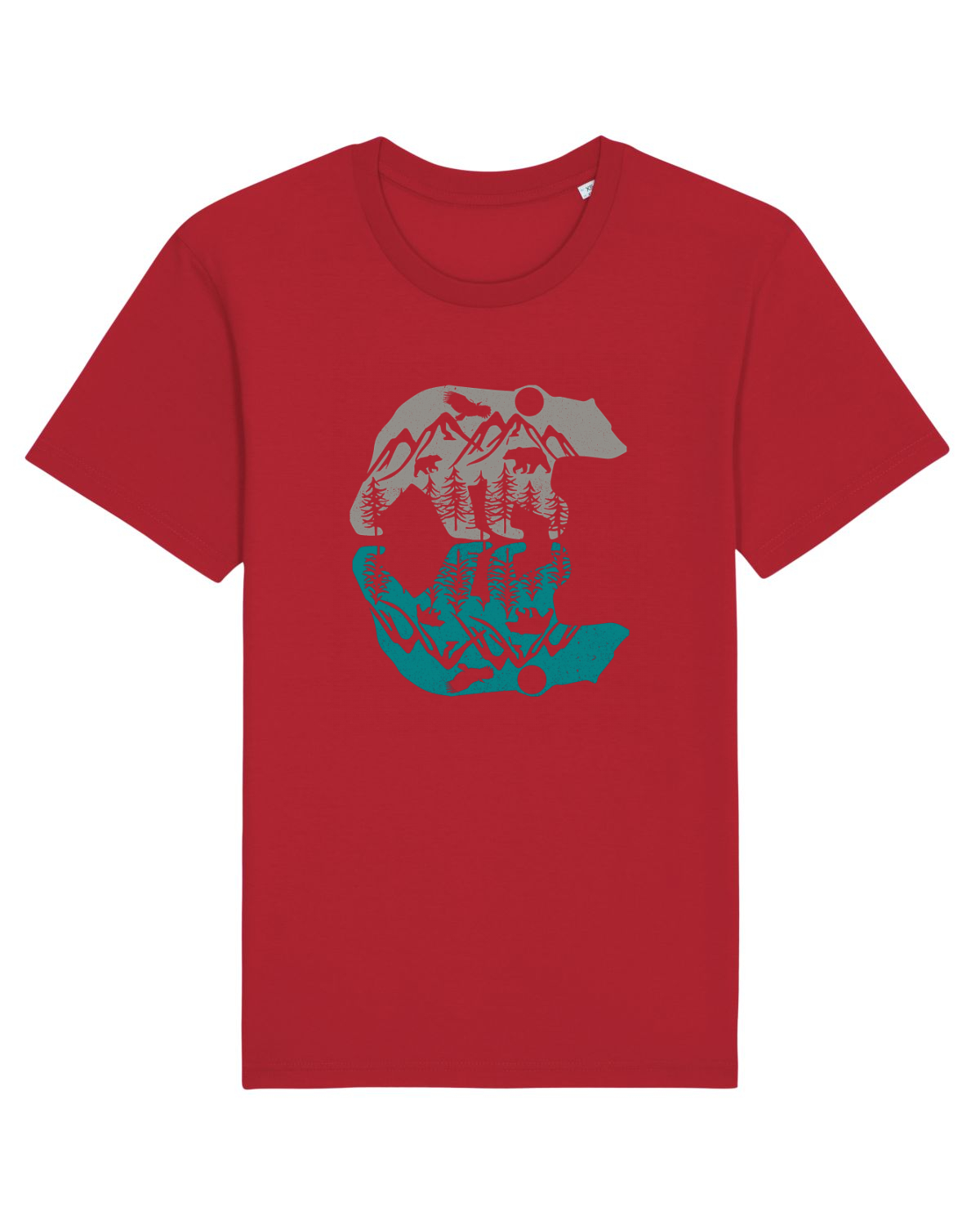 Tricou mânecă scurtă Unisex Rocker Red