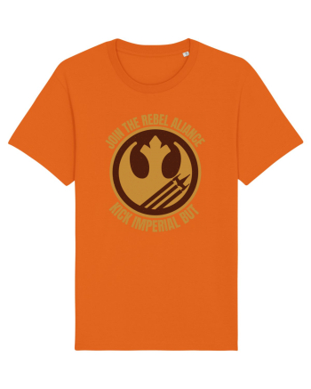 Funny Retro Vintage Star Wars Bright Orange