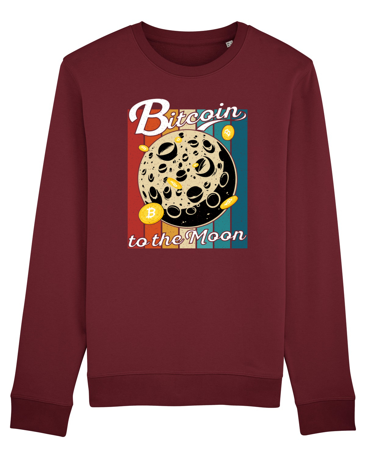 Bluză mânecă lungă Unisex Rise Burgundy