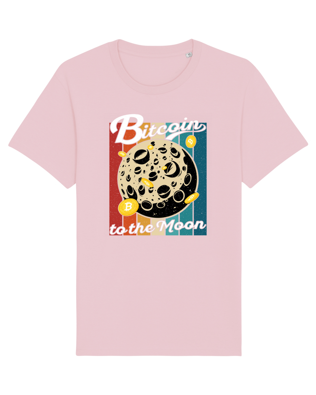 Tricou mânecă scurtă Unisex Rocker Cotton Pink