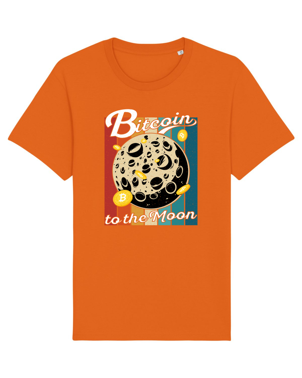 Tricou mânecă scurtă Unisex Rocker Bright Orange