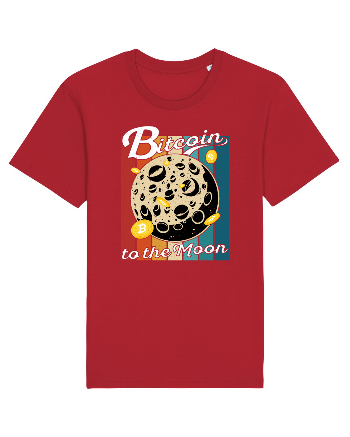 Tricou mânecă scurtă Unisex Rocker Red