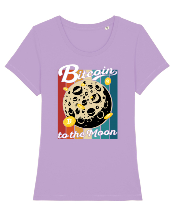 Bitcoin to the Moon | Bitcoin Moon Traveler | To the Moon Lavender Dawn