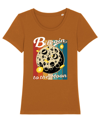 Bitcoin to the Moon | Bitcoin Moon Traveler | To the Moon Roasted Orange