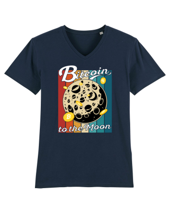 Bitcoin to the Moon | Bitcoin Moon Traveler | To the Moon French Navy