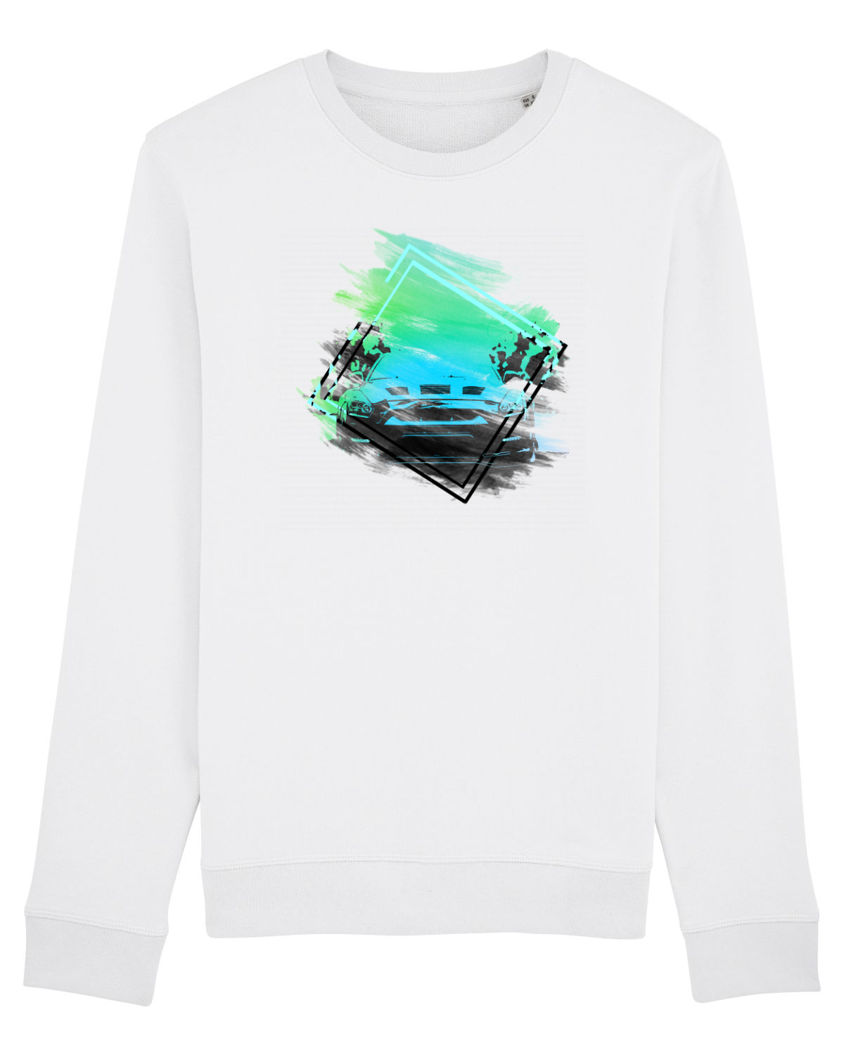 Bluză mânecă lungă Unisex Rise White