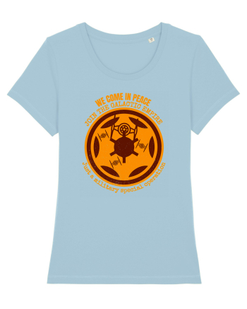 Funny Retro Vintage Star Wars Sky Blue