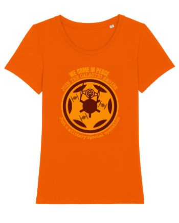 Funny Retro Vintage Star Wars Bright Orange