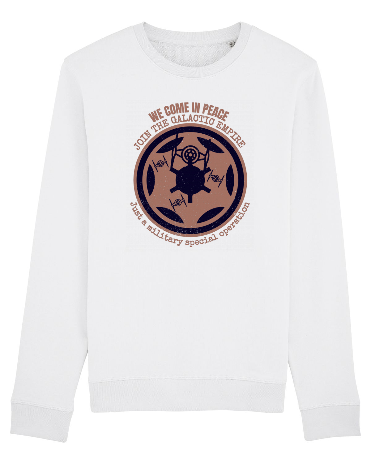 Bluză mânecă lungă Unisex Rise White