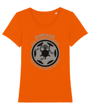 Funny Retro Vintage Star Wars Bright Orange