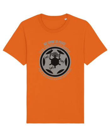 Funny Retro Vintage Star Wars Bright Orange
