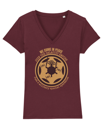 Funny Retro Vintage Star Wars Burgundy