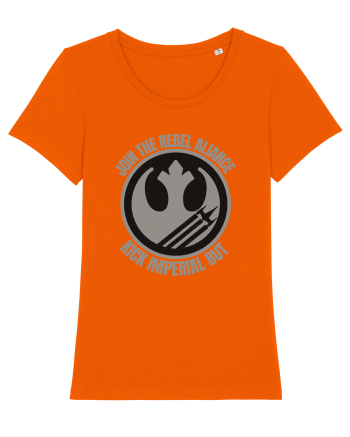 Funny Retro Vintage Star Wars Bright Orange