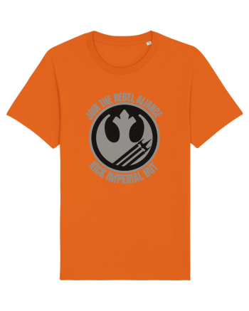 Funny Retro Vintage Star Wars Bright Orange