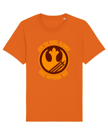 Funny Retro Vintage Star Wars Bright Orange