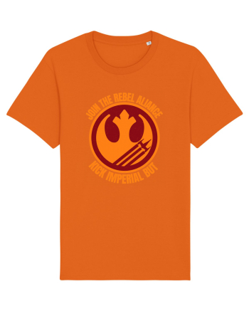 Funny Retro Vintage Star Wars Bright Orange