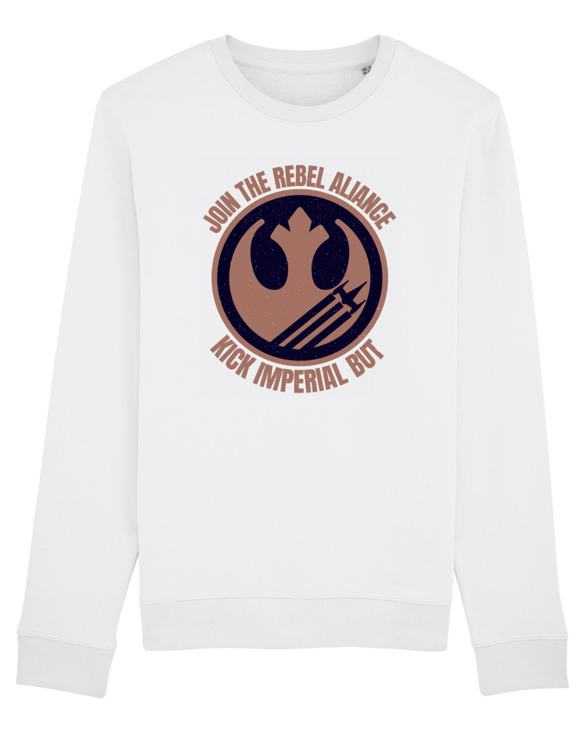 Bluză mânecă lungă Unisex Rise White