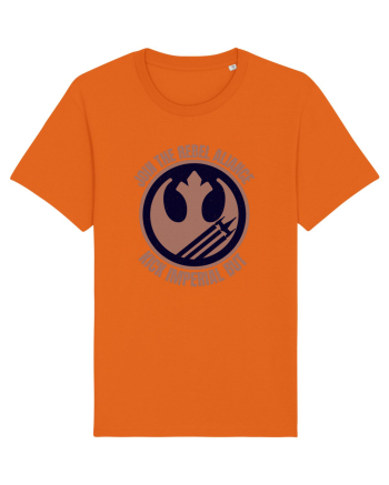 Funny Retro Vintage Star Wars Bright Orange