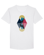 Wild Wolf Tricou mânecă scurtă guler larg Bărbat Skater