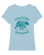 Mountain Bear Tricou mânecă scurtă guler larg fitted Damă Expresser