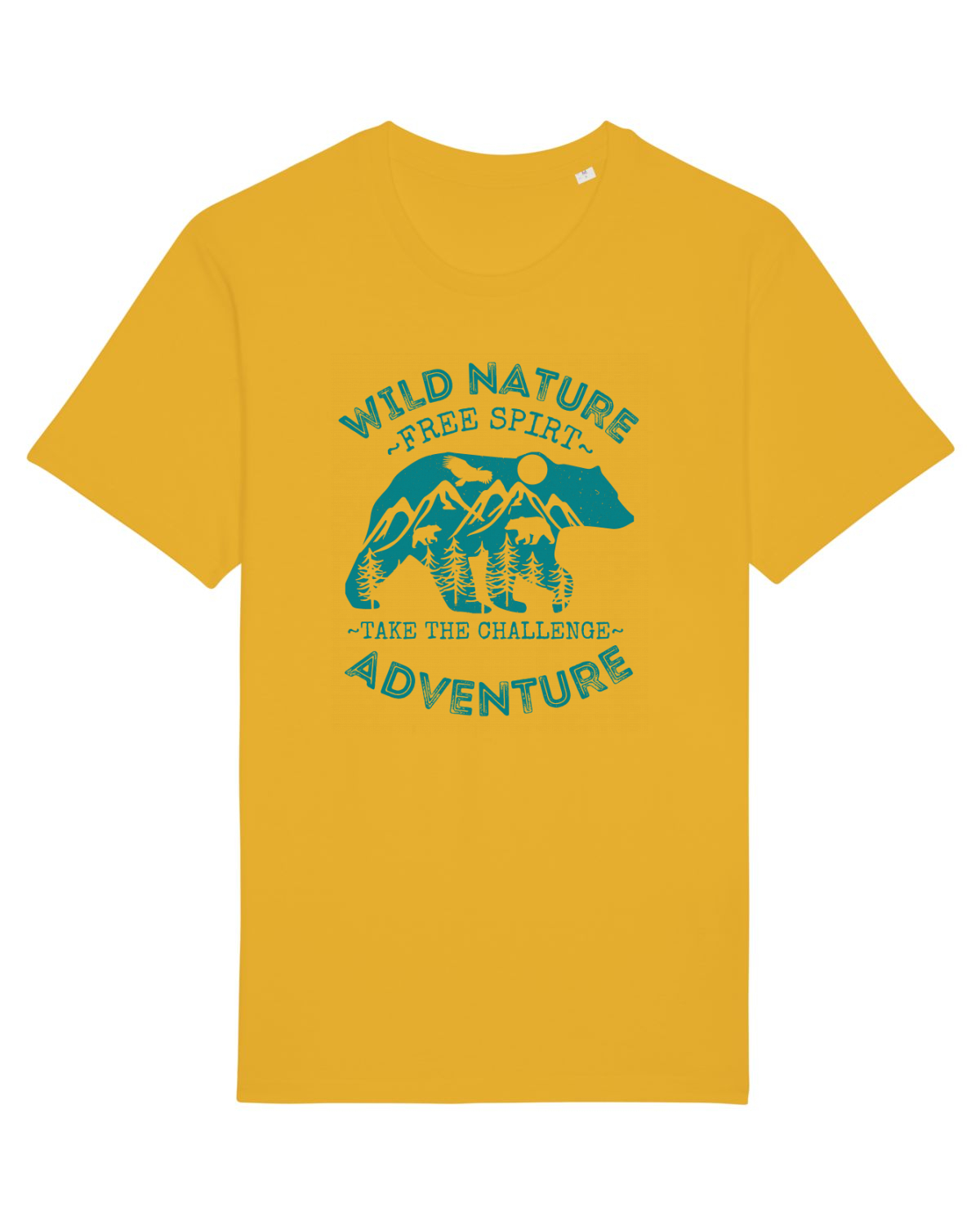 Tricou mânecă scurtă Unisex Rocker Spectra Yellow