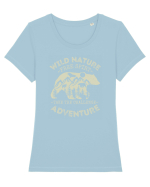 Mountain Bear Tricou mânecă scurtă guler larg fitted Damă Expresser