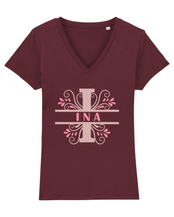 Ina  Burgundy