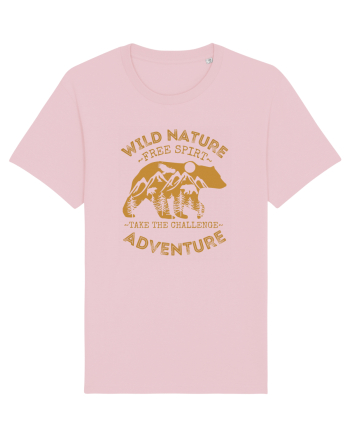 Mountain Bear Cotton Pink