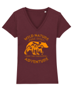 Mountain Bear Tricou mânecă scurtă guler V Damă Evoker