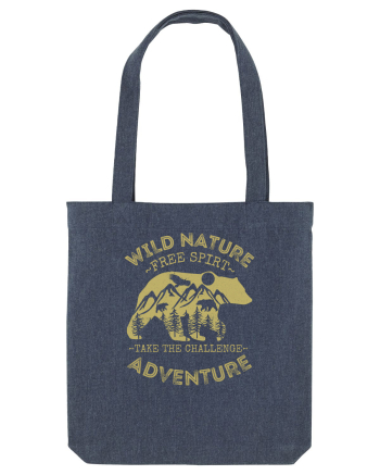 Mountain Bear Midnight Blue