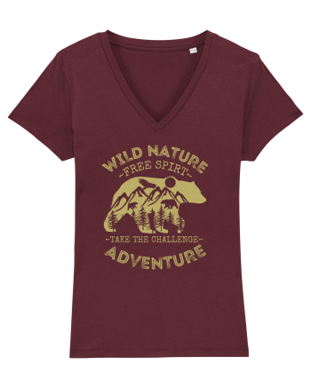 Mountain Bear Burgundy
