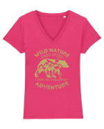 Mountain Bear Tricou mânecă scurtă guler V Damă Evoker