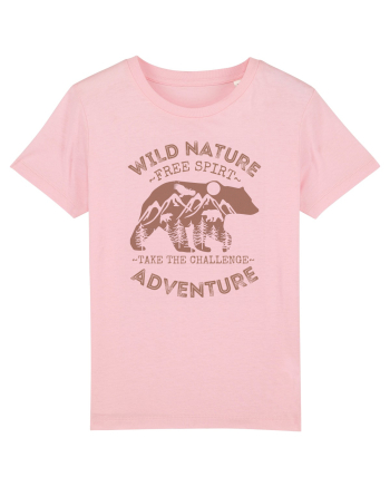 Mountain Bear Cotton Pink