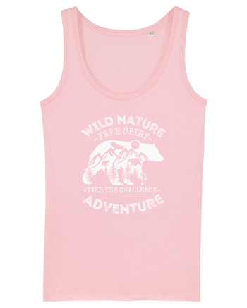 Mountain Bear Cotton Pink
