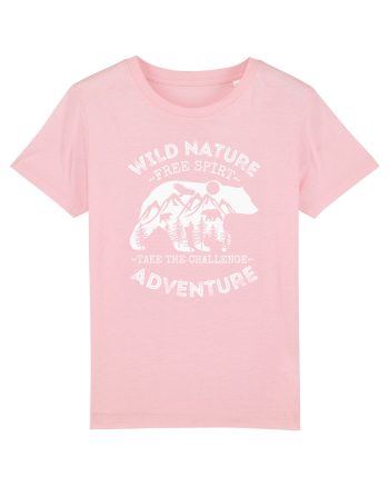 Mountain Bear Cotton Pink
